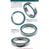 SHUMAILシュメールブランドサイドラインターコイズリングメンズシルバー | シルバーアクセサリーBinich  | 詳細画像3 