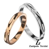 zanipoloterziniザニポロタルツィーニブランドツイストカットペアリン… | シルバーアクセサリーBinich | 詳細画像1