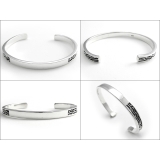 IDラインバングルシルバー925アクセサリーBinichビニッチ | シルバーアクセサリーBinich | 詳細画像2