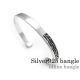 IDラインバングルシルバー925アクセサリーBinichビニッチ | シルバーアクセサリーBinich | 詳細画像1