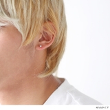 シャカ玉スタッドピアス釈迦玉メンズシルバー925アクセサリー片耳用1個売りBin… | シルバーアクセサリーBinich  | 詳細画像9 