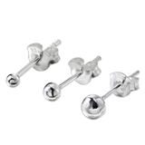 シャカ玉スタッドピアス釈迦玉メンズシルバー925アクセサリー片耳用1個売りBin… | シルバーアクセサリーBinich  | 詳細画像1 