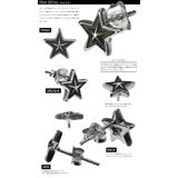 ネイティブスターピアスシルバーアクセサリー星片耳用1個売りBinichビニッチ | シルバーアクセサリーBinich  | 詳細画像3 