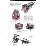 サクラカラーピアス桜さくらメンズシルバー925アクセサリー片耳用1個売りBini… | シルバーアクセサリーBinich | 詳細画像2