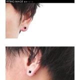 zanipoloterziniザニポロタルツィーニ4mmブラックジルコニアスタッ… | シルバーアクセサリーBinich  | 詳細画像2 