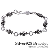 クロスブレスレットシルバー925アクセサリーBinichビニッチ | シルバーアクセサリーBinich | 詳細画像1
