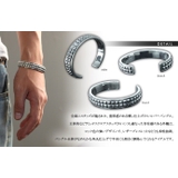 ロックスタッズバングルシルバー925アクセサリーBinichビニッチ | シルバーアクセサリーBinich  | 詳細画像3 