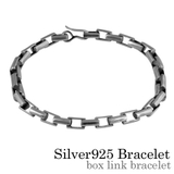 ボックスリンクブレスレットシルバー925アクセサリーBinichビニッチ | シルバーアクセサリーBinich | 詳細画像1