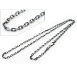 標準2.5mm4面カットアズキいぶしチェーン45cmBinichビニッチ | シルバーアクセサリーBinich | 詳細画像1