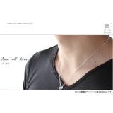 細め2mmロール甲丸チェーンネックレス50cmBinichビニッチ | シルバーアクセサリーBinich  | 詳細画像3 