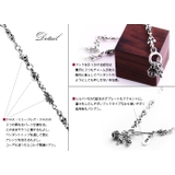 スカルリリークロスリンクネックレスシルバー925アクセサリーBinichビニッチ… | シルバーアクセサリーBinich | 詳細画像2