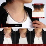 スモールダイスチェーンネックレスシルバー925アクセサリーBinichビニッチ | シルバーアクセサリーBinich  | 詳細画像3 