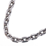 標準4mmカットあずきスモークアンカーチェーン50cmシルバーチェーンBinic… | シルバーアクセサリーBinich  | 詳細画像1 