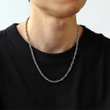 50cmフラワークロスチェーンネックレスシルバー925アクセサリーBinichビ… | シルバーアクセサリーBinich  | 詳細画像2 