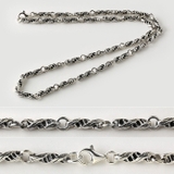 50cmツイストチェーンネックレスシルバー925アクセサリーBinichビニッチ | シルバーアクセサリーBinich  | 詳細画像4 