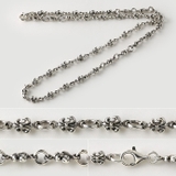 50cmミニリリーフレアリンクチェーンネックレスシルバー925アクセサリーBin… | シルバーアクセサリーBinich | 詳細画像4