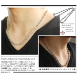 リリーフレアリンクチェーンネックレスシルバー925アクセサリーBinichビニッ… | シルバーアクセサリーBinich | 詳細画像3