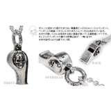 ホイッスルスカルペンダントトップのみメンズネックレスシルバー925アクセサリーB… | シルバーアクセサリーBinich  | 詳細画像2 