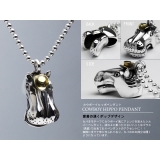 カウボーイヒッポペンダント2mmボールチェーンセットメンズネックレスシルバー92… | シルバーアクセサリーBinich | 詳細画像2