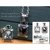 メディーバルストーンペンダント2mmアズキチェーンセットメンズネックレスシルバー… | シルバーアクセサリーBinich  | 詳細画像2 