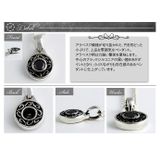 ブレイジンググルーブブラックペンダント2mmアズキチェーンセットシルバーBini… | シルバーアクセサリーBinich  | 詳細画像2 