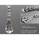 パイレーツアンカーペンダント2mmアズキチェーンセットメンズネックレスシルバー9… | シルバーアクセサリーBinich  | 詳細画像2 