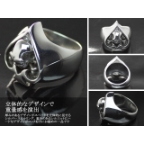 スペードスカルリングシルバー925アクセサリー指輪Binichビニッチ | シルバーアクセサリーBinich | 詳細画像2