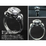 ブレインジルコニアスカルリングシルバー925アクセサリー指輪Binichビニッチ… | シルバーアクセサリーBinich | 詳細画像2