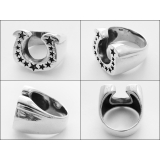 ホースシュースターリングシルバー925アクセサリー指輪Binichビニッチ | シルバーアクセサリーBinich  | 詳細画像2 
