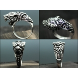 ジルコニアアイタイガーリングシルバー925アクセサリー指輪Binichビニッチ | シルバーアクセサリーBinich | 詳細画像2