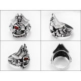 パイレーツレッドアイスカルリングシルバー指輪Binichビニッチ | シルバーアクセサリーBinich | 詳細画像2