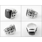ビッグクロスリングシルバー925アクセサリージルコニア指輪Binichビニッチ | シルバーアクセサリーBinich | 詳細画像2