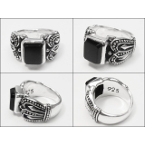 サイドクラウンストーンリングシルバー925アクセサリー指輪Binichビニッチ | シルバーアクセサリーBinich | 詳細画像2
