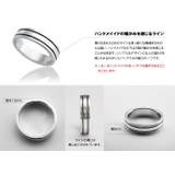 ツインラインリングシルバー925アクセサリー指輪Binichビニッチ | シルバーアクセサリーBinich | 詳細画像2