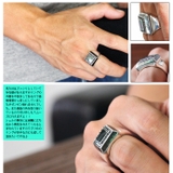 ブラックシェルジルコニアリングシルバー925アクセサリー指輪Binichビニッチ… | シルバーアクセサリーBinich | 詳細画像3
