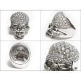 パヴェスカルリングジルコニアブラスBinichビニッチ | シルバーアクセサリーBinich | 詳細画像2