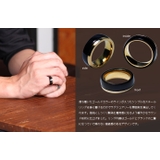 ゴールドサイドスチールリングステンレススチールアクセサリー指輪Binichビニッ… | シルバーアクセサリーBinich | 詳細画像3