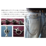 クラウンリンクウォレットチェーンシルバー925アクセサリーBinichビニッチ | シルバーアクセサリーBinich | 詳細画像3