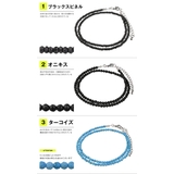 ブラックスピネルネックレスターコイズラピスラズリオニキスブラックストーンブラック… | シルバーアクセサリーBinich | 詳細画像4