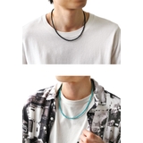 天然石ネックレスブレスレットオニキスターコイズハウライトレッドアゲートヘマタイト… | シルバーアクセサリーBinich  | 詳細画像5 