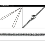 細め2mmロール甲丸スチールチェーン45cm50cmBinichビニッチ | シルバーアクセサリーBinich  | 詳細画像2 