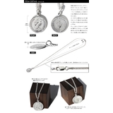 ミニエリザベスコインペンダント2mm喜平チェーンセットシルバーBinichビニッ… | シルバーアクセサリーBinich  | 詳細画像3 