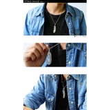 イーグルメタルクローフェザーペンダントトップのみメンズネックレスシルバー925ア… | シルバーアクセサリーBinich | 詳細画像2