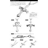 クロスハートペンダントシルバー2mmアズキチェーンセットメンズネックレスシルバー… | シルバーアクセサリーBinich  | 詳細画像3 