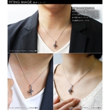 スモールクラウンクロスペンダントトップのみメンズネックレスシルバー925アクセサ… | シルバーアクセサリーBinich  | 詳細画像3 