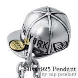 シルバーアクセサリーBinich （シルバーアクセサリー） | NYキャップペンダントトップのみメンズネックレスシルバー925アクセサリー
ベースボールキャップBinichビニッチ