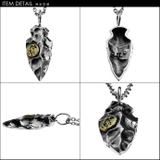 ココペリラギッドアローヘッドペンダント2mmアズキチェーンセットネイティブメンズ… | シルバーアクセサリーBinich  | 詳細画像3 