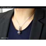バードベルペンダント3mmアズキチェーンセットメンズネックレスシルバー925アク… | シルバーアクセサリーBinich  | 詳細画像3 