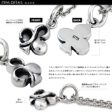 アラベスクトランプクローバーペンダント2mmアズキチェーンセットシルバーBini… | シルバーアクセサリーBinich  | 詳細画像3 