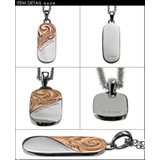 ステンレススチールペンダントGピンクゴールドチェーンセットネックレスレディースハ… | シルバーアクセサリーBinich  | 詳細画像2 